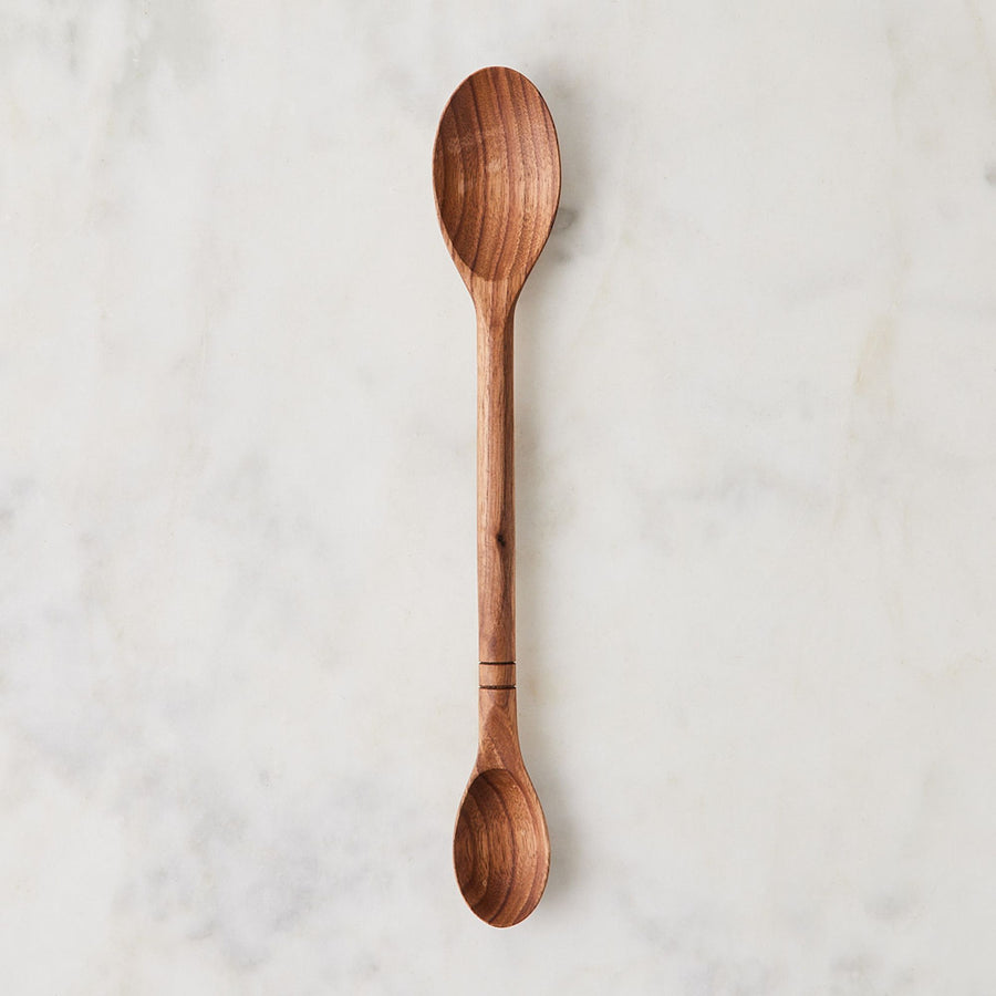 Five Two Walnut Wooden Spoons