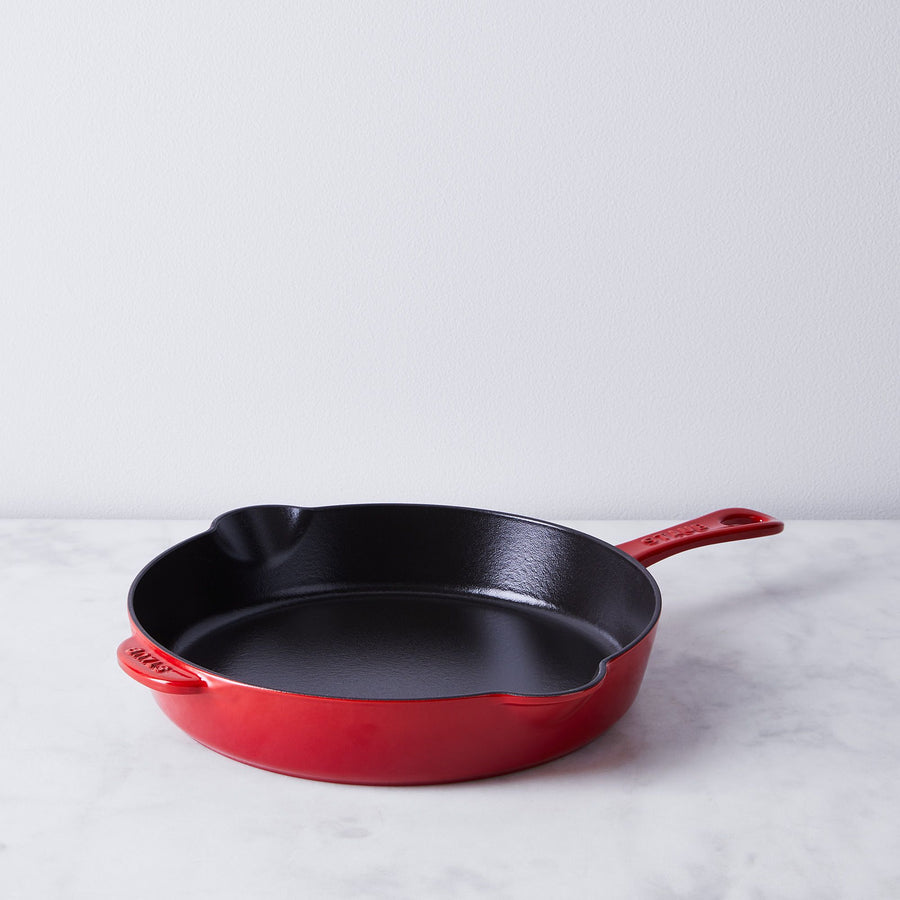 Staub Enameled Cast-Iron Traditional Deep Skillet, 11"