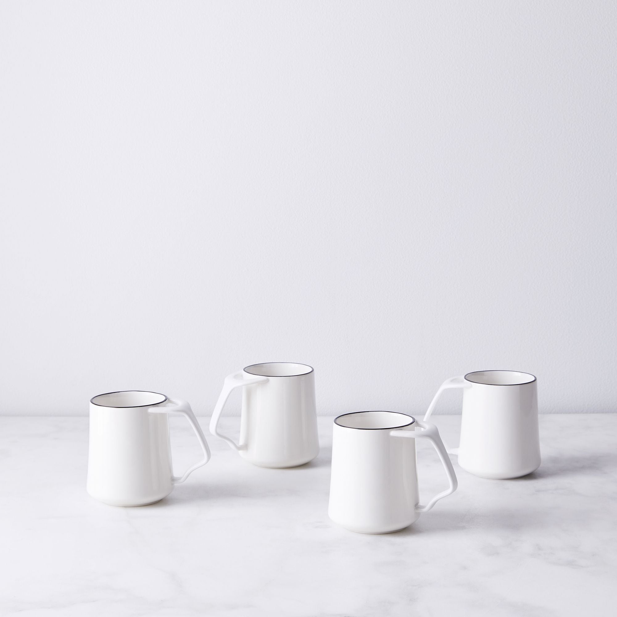 Dansk Kant Porcelain Mugs, Set of 4