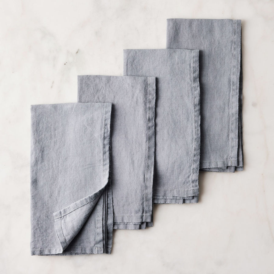 Stonewashed Linen Napkins, Set of 4