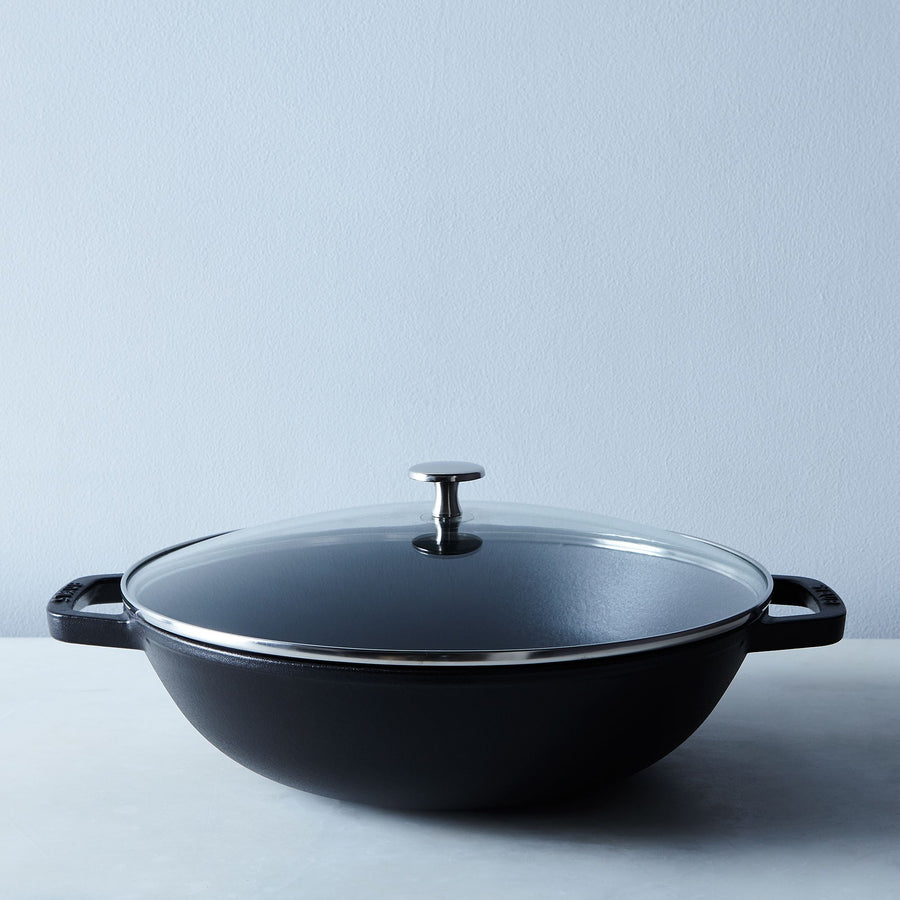 Staub Enameled Cast-Iron Perfect Pan With Glass Lid, 4.5QT