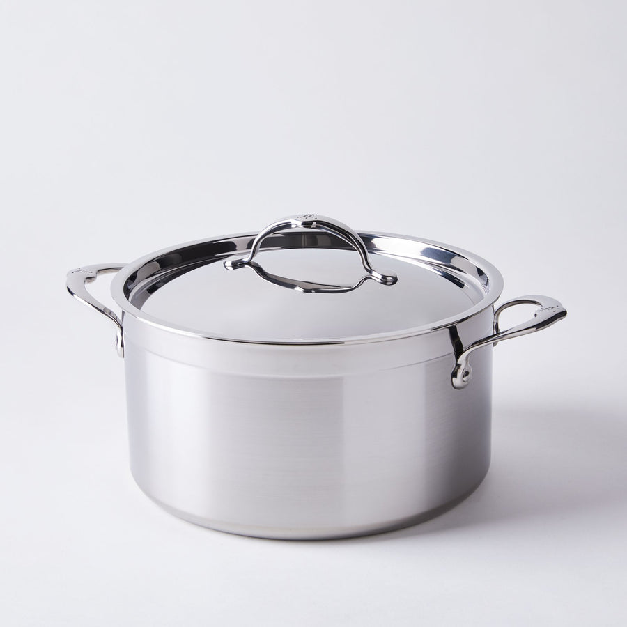 Hestan ProBond Forged Stainless-Steel Stock Pot With Lid, 8QT