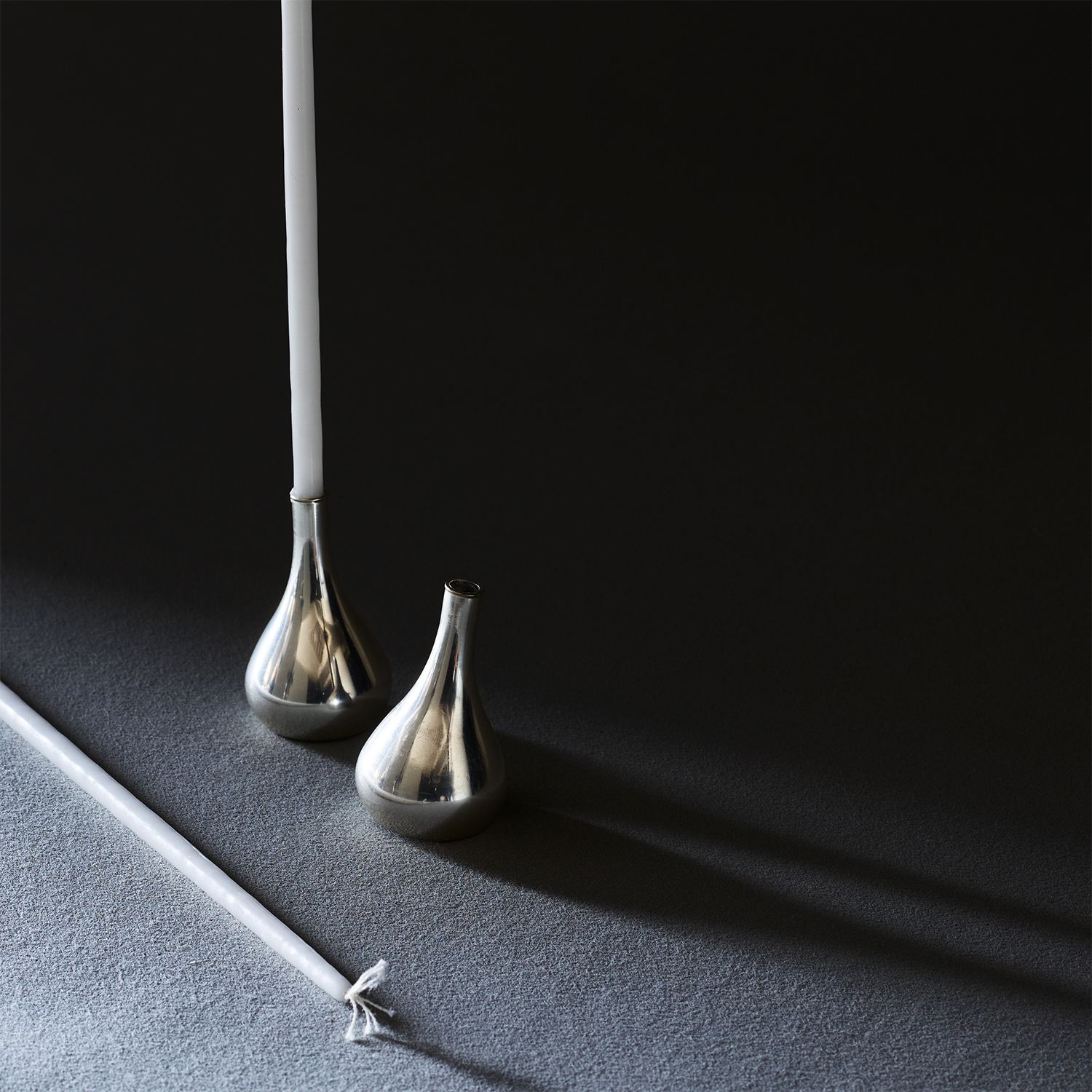 Dansk Silver Onion Candle Holders, Set of 2