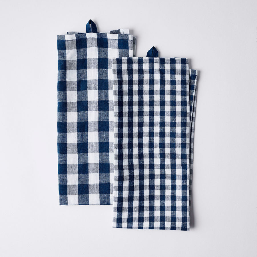 Food52 Gingham Linen Kitchen Towels, Set of 2