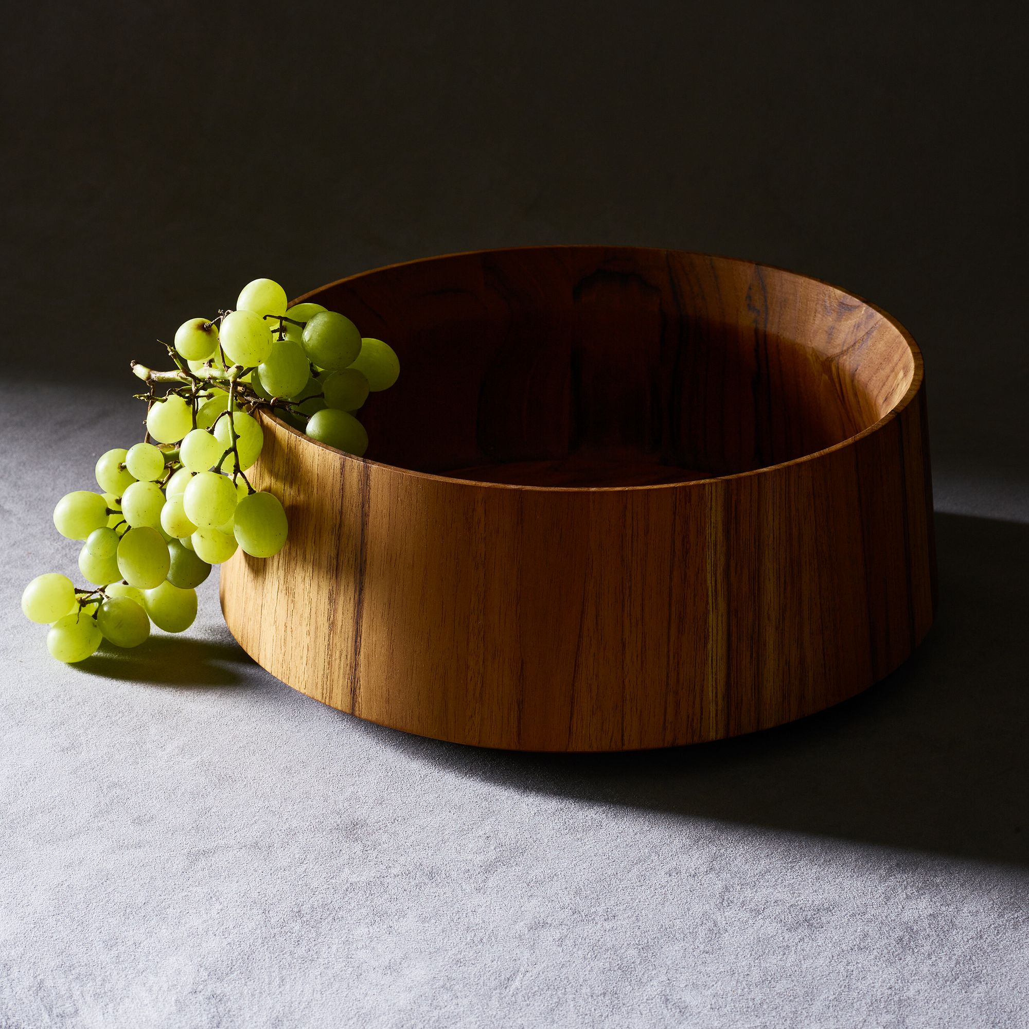 Dansk Teak Slope Salad Bowl