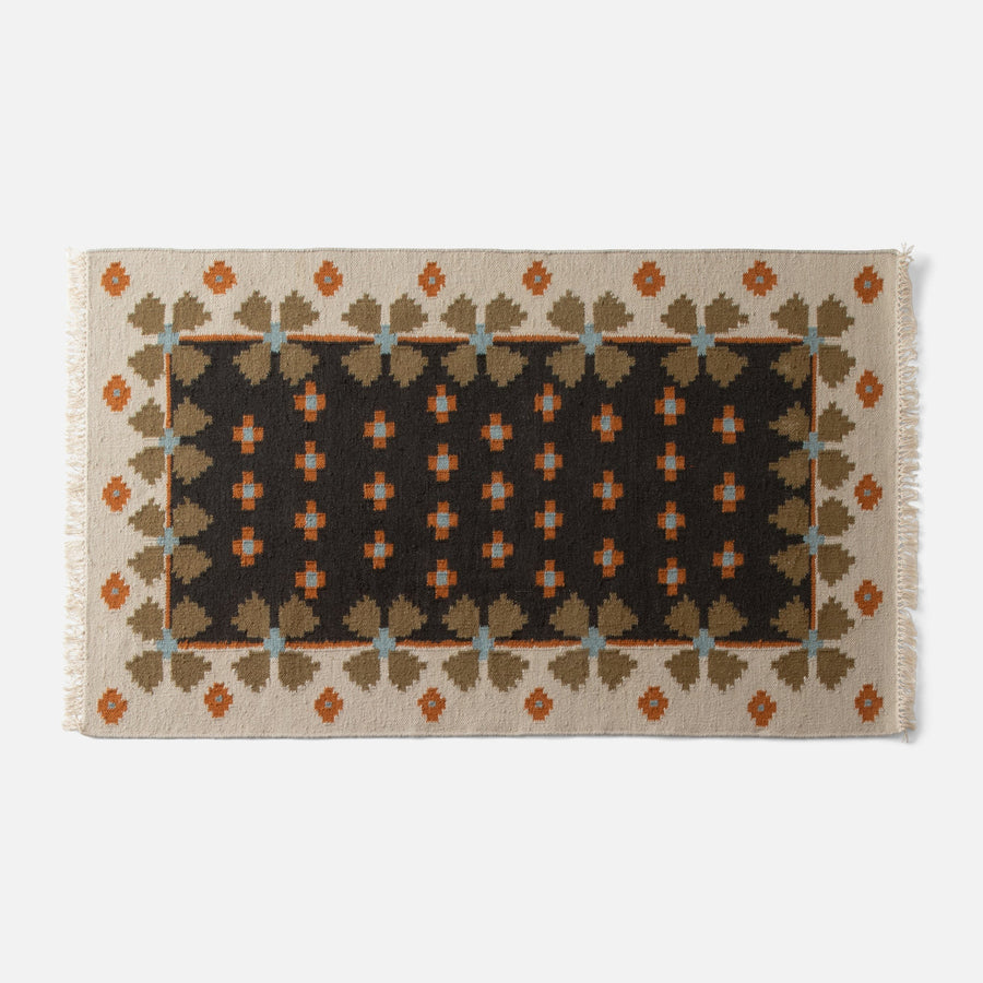 Flora Wool Flatweave Rug