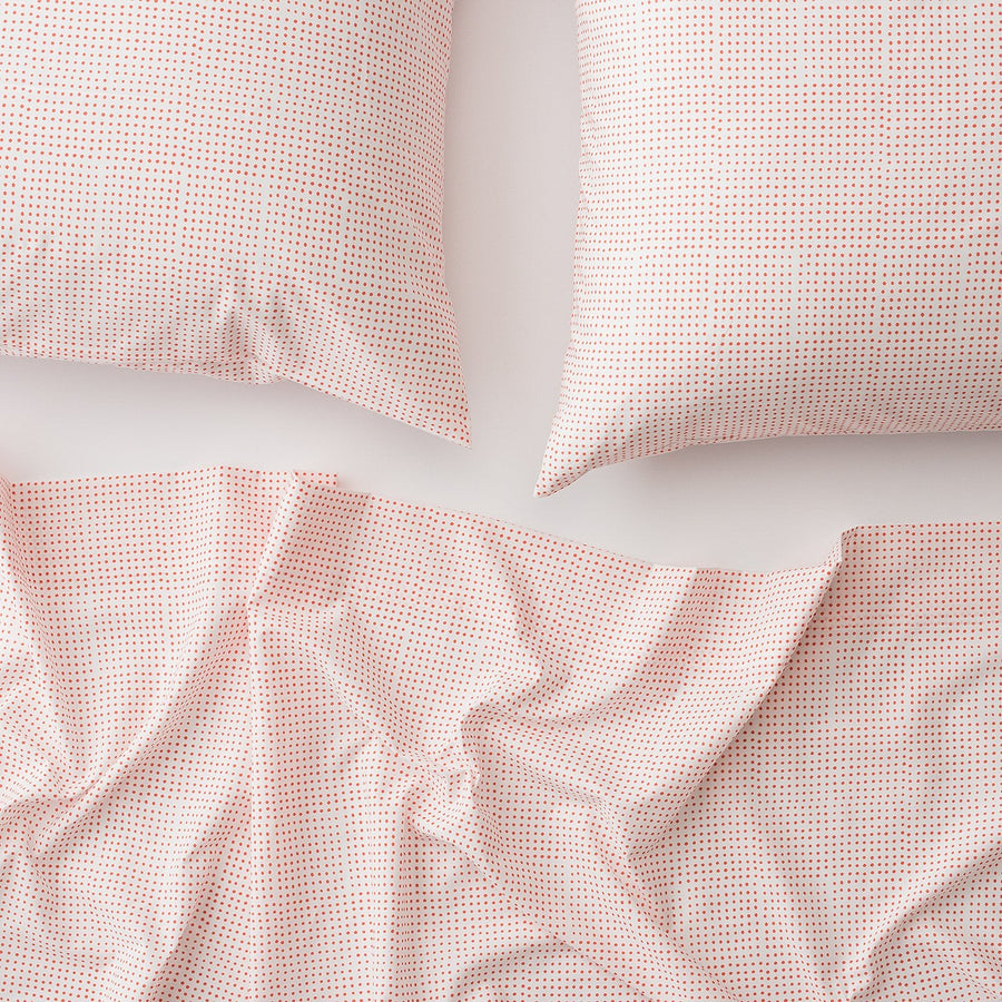 Dot Percale Sheet Set