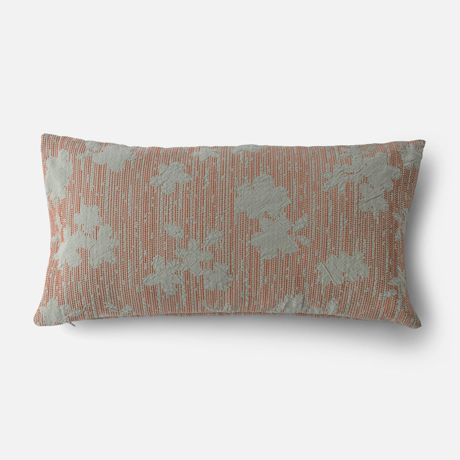 Shadow Floral Jacquard Pillow