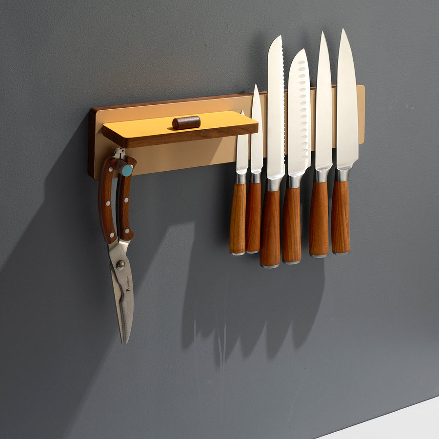 Ilan Magnetic Knife Rack - Beige